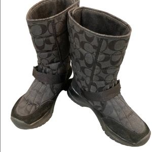 ***SOLD*** Coach Black Sharron Boots Size 6.5